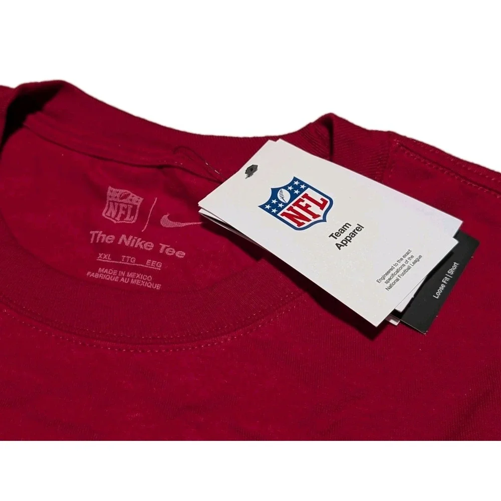 Men Nike St.‎ Louis Cardinals Long Sleeve Pullover Shirt Red White Size 2XL NWT